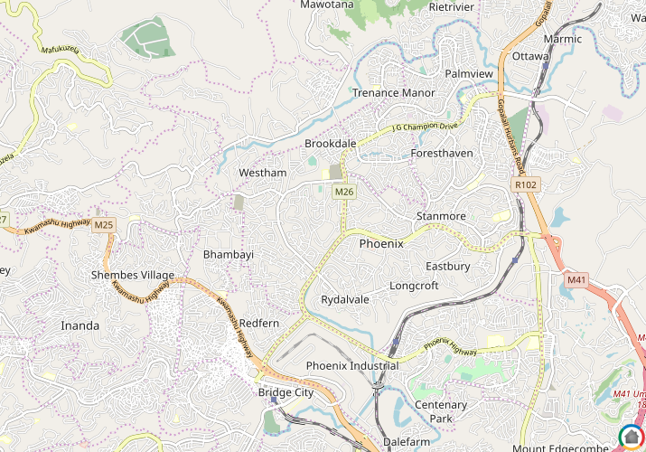 Map location of Northcroft